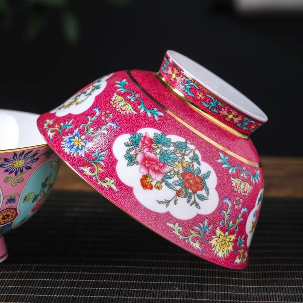 Amazon.co.jp: XIALON 15.6cm 6インチ エナメルカラー 景徳鎮